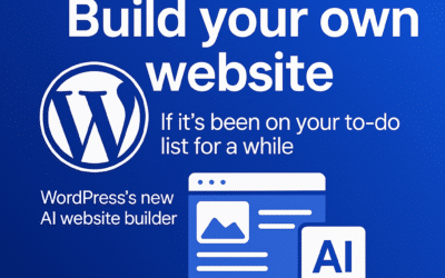 Wanted to Build Your Own Website But Just Haven’t…Now Might Be the Time.