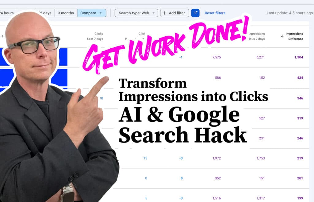 Transform Impressions into Clicks: AI and Google Search Hack