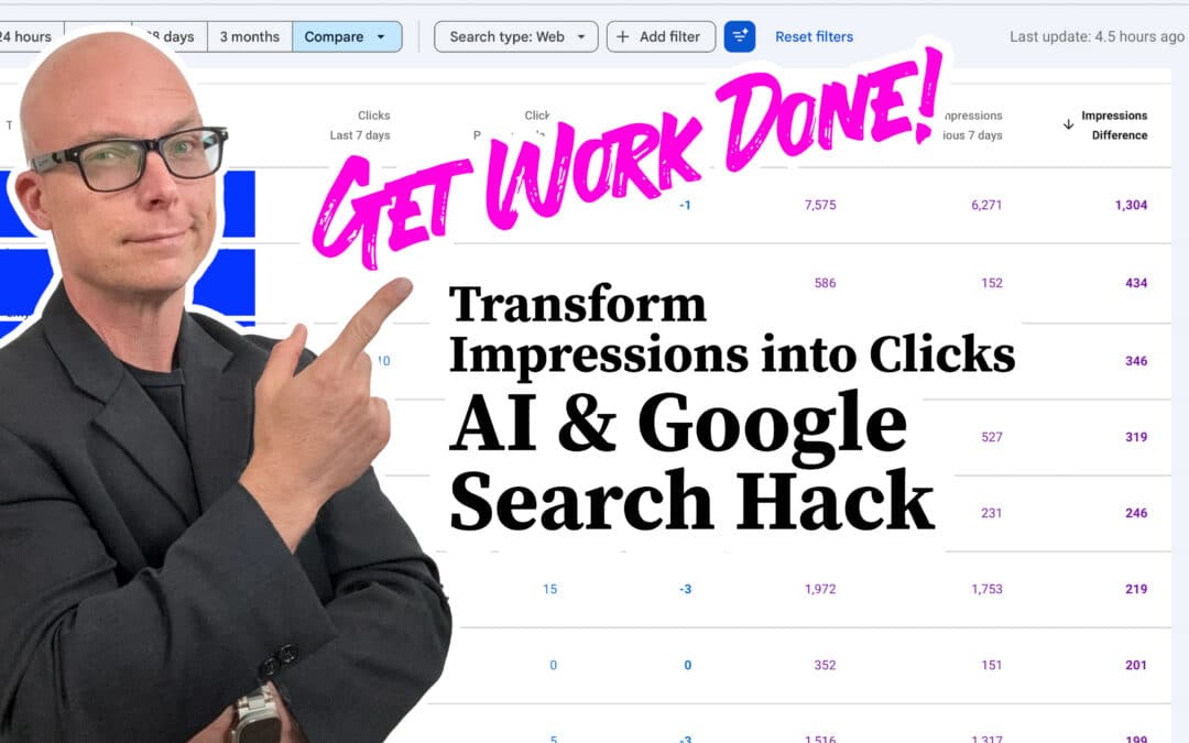 Transform Impressions into Clicks: AI and Google Search Hack